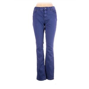 EUC Free People Size 30 High Rise Waist Boot Leg Medium Wash Blue Jeans